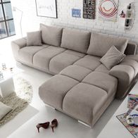 Ecksofa Anton Couch Schlafcouch Bettsofa Schlafsofa Sofabett Funktionssofa ausziehbar