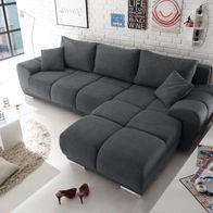 Ecksofa Anton Couch Schlafcouch Bettsofa Schlafsofa Sofabett Funktionssofa ausziehbar