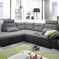 Ecksofa XL Jakarta Couch Schlafcouch Bettsofa Schlafsofa Sofabett Funktionssofa auszi