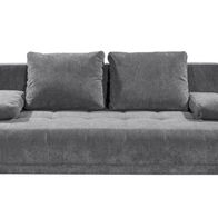 Couch Jenny Schlafcouch Bettsofa Schlafsofa Sofabett Funktionssofa ausziehbar dunkelg