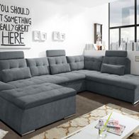 Couch Nalo Sofa Schlafcouch Bettsofa Schlafsofa Sofabett Wohnlandschaft ausziehbar an