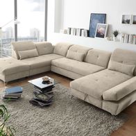 Funktionale Couch Melfi Sofa Schlafcouch Bettsofa Schlafsofa Sofabett Wohnlandschaft