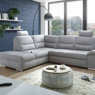 Ecksofa Alma Couch Schlafcouch Bettsofa Schlafsofa Sofabett Funktionssofa ausziehbar