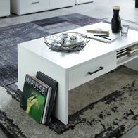 Couchtisch FUNNY PLUS Wohnzimmer weiß hochglanz Melaminbeschichtung