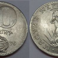 Ungarn 10 Forint 1979 ## Le7