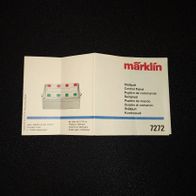 Anleitung Märklin Stellpult 7272