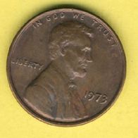 USA 1 Cent 1973.