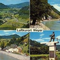 A 3335 Weyer - Kastenreith 4 Ansichten um 1972 , Flößerdenkmal , Panorama