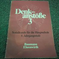 Denkanstöße 3, Sozialkunde für die Hauptschule 9. Jahrgangsstufe (T#)