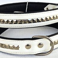 Braunes Leder-Halsband Für Hunde, Verziert Mit Strass-Steinen – Weich, Robust & Stylisch, Halsumfang 26-31 Cm