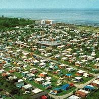 27476 Cuxhaven - Sahlenburg Campingplatz am Wernerwald , Luftbild 1981