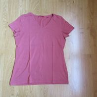 S. Oliver T-Shirt mit V-Ausschnitt, Rot, Größe 42
