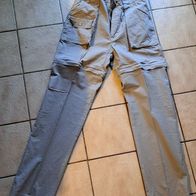 Neu Behr Anglerhose Hose Freizeithose Beine abnehmbar Farbe: Grau Größe: 50 = M