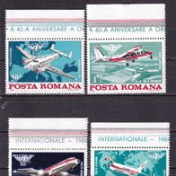 Rumänien MiNr. 4072-4075 ICAO komplett postfrisch M€ 4,40 #J58c
