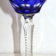 Annahütte Kristall Römer "Traube" kobaltblau, Kristall Glas