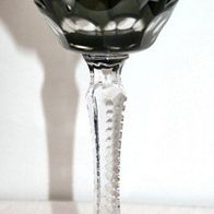 Annahütte Kristall Römer "Traube" reseda, Kristall Glas