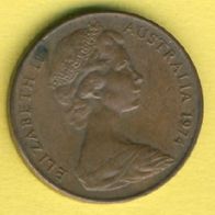 Australien 2 Cents 1974