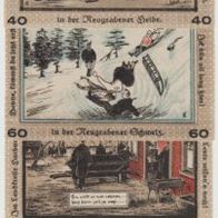 Neugraben-Hausbruch-Notgeld 40,60,75,100 Pf. vom15.08.1921 Humoristische Bilder,