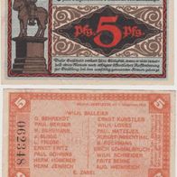 Neuhaldensleben-Notgeld 5 Pfennig vom 01.12.10 mit Wz und Nr. gebrauchte Erh.