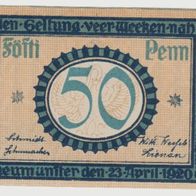 Neumünster-Notgeld 25 Pfennig vom 23.04.1920