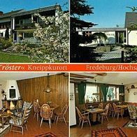 57392 Schmallenberg - Fredeburg Klappkarte Pension Haus Tröger 1984