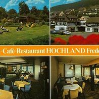 57392 Schmallenberg - Fredeburg Hotel - Café - Restaurant > Hochland < 1984