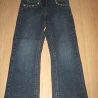 supertolle Girl Jeans Topolino Gr.104 Straight Leg mit Nietenverzierung !! (0915)