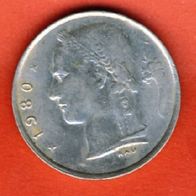 Belgien 1 Franc 1980 Belgique