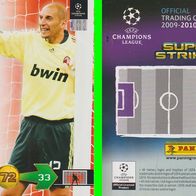 Panini Champions League 09/10 Christian Abbiati AC Mailand