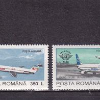 Rumänien MiNr. 5013-5016 Flugzeuge postfrisch M€ 4,50 #J58e