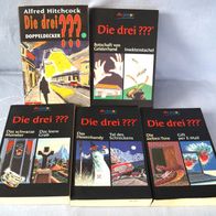 5 Bücher Die drei ??? Doppelbände Geisterhund Grab Monster Hexenhandy