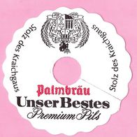 Pilsdeckchen Tropfdeckchen, Palmbräu - Varianten 2x