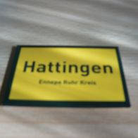 Magnet Kühlschrankmagnet Ortsschild Hattingen Neu