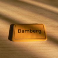 Magnet Kühlschrankmagnet Ortsschild Bamberg Neu