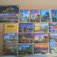18 verschiedene Magnete Kühlschrankmagnete Köln Neu