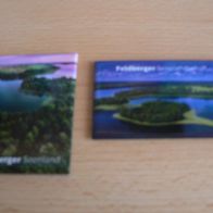 2 verschiedene Magnete Kühlschrankmagnete Feldberger Seenlandschaft Neu