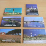6 verschiedene Magnete Kühlschrankmagnete Ostseeinsel Poel Neu