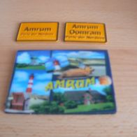 3 verschiedene Magnete Kühlschrankmagnete Amrum Neu