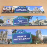 3 verschiedene Magnete Kühlschrankmagnete Paris Neu