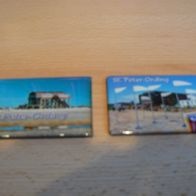 2 verschiedene Magnete Kühlschrankmagnete St. Peter-Ording Neu
