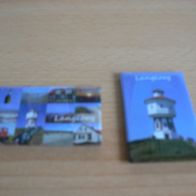 2 Magnete Kühlschrankmagnete Langeoog Neu