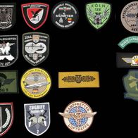 SEK GSG9 Patches nach Wahl / auch einzeln SEK Patch Berlin Köln Frankfurt