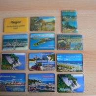 12 verschiedene Magnete Kühlschrankmagnete Rügen Neu