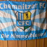 Fahne Flagge Chemnitzer FC - Die Himmelblauen Neu
