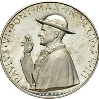 Vatikan Silber Medaille 1964 Papst PAUL VI. (1963-1978) ANNO III., Jerusalem TOP !!