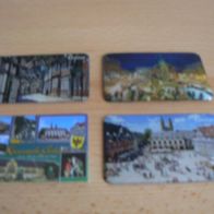 4 verschiedene Magnete Kühlschrankmagnete Goslar Neu