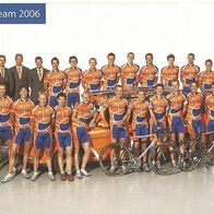 Mannschaftskarte Rabobank ProTeam 2006 - Cycling - RAR !!!
