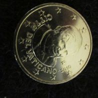 Vatikan 50 Cent 2010 uncirkuliert- Bankfrisch - uncirkuliert
