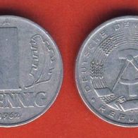 DDR 1 Pfennig 1962 A