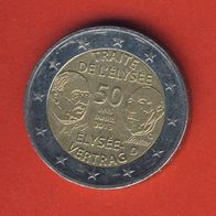 Deutschland 2 Euro 2013 G 50 Jahre Elysee Vertrag